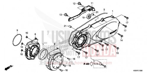 KURBELGEHAEUSEDECKEL, L. NSS300AK de 2019